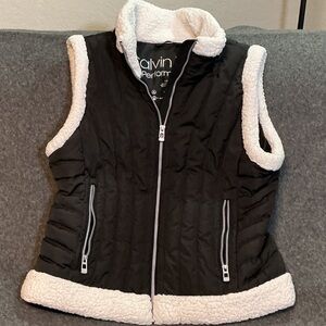 Calvin Klein Performance Black and Cream Vest